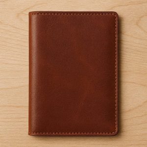 Leather Passport Holder - Classic Travel Organizer