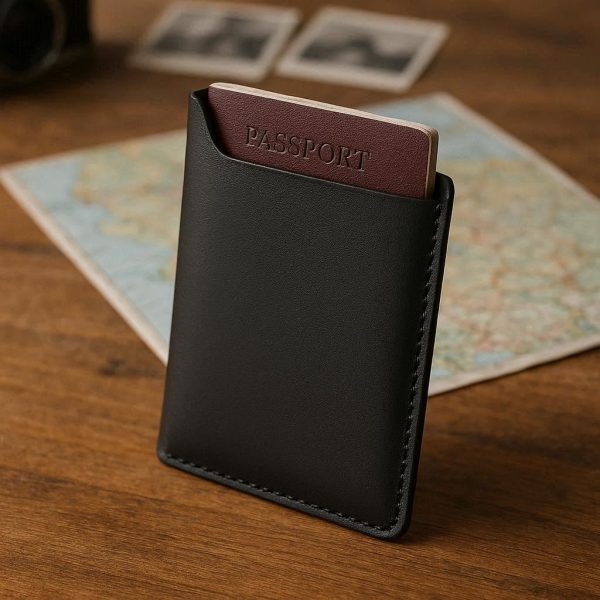 Minimalist Passport Sleeve - Slim Travel Companion