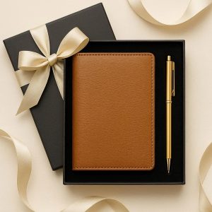 Luxury Passport Cover - Premium Travel Gift Set