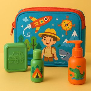 Kids?? Adventure Toiletry Kit - Fun & Spill-Proof Organization
